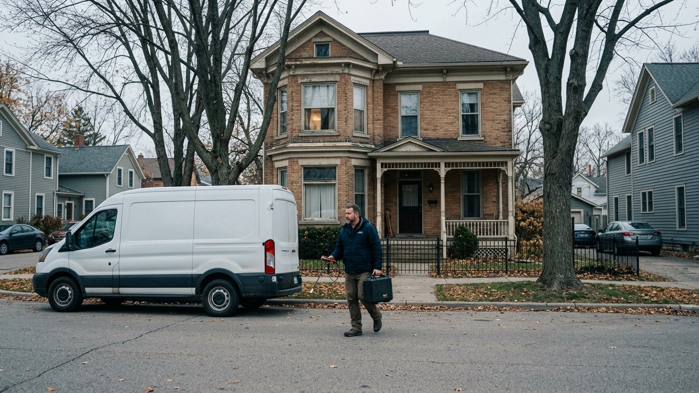 Water damage restoration work in Chelsea, Michigan